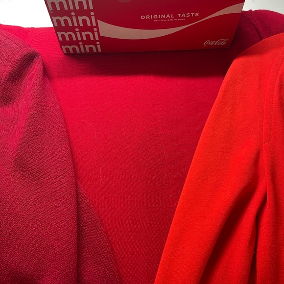 Eileen Fisher Cherry Red 100% Merino Wool Sweater Tunic Size XL - Picture 10 of 10